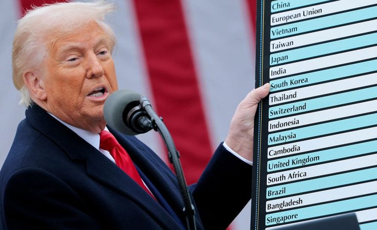 La economía en los Estados Unidos está sufriendo una caída a causa de las políticas implementadas por Trump.