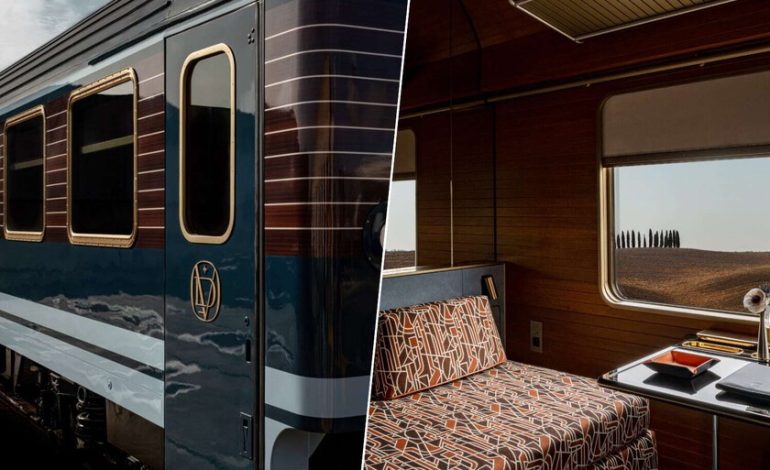 Este es el Dolce Vita Orient Express, el tren italiano que ofrece habitaciones a partir de 21,400 euros por dos noches.