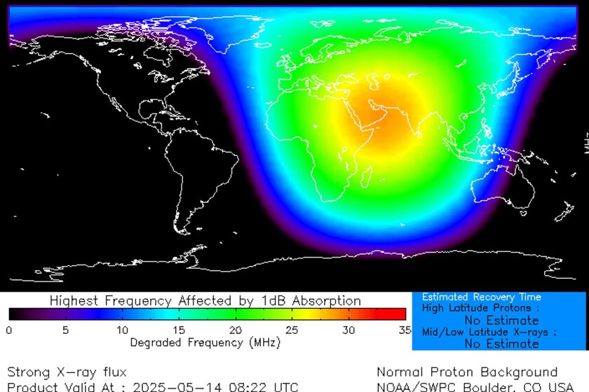 Si solo realizan unas pocas acciones, el sol acaba de generar un apagón de radio con su erupción más fuerte de 2025.