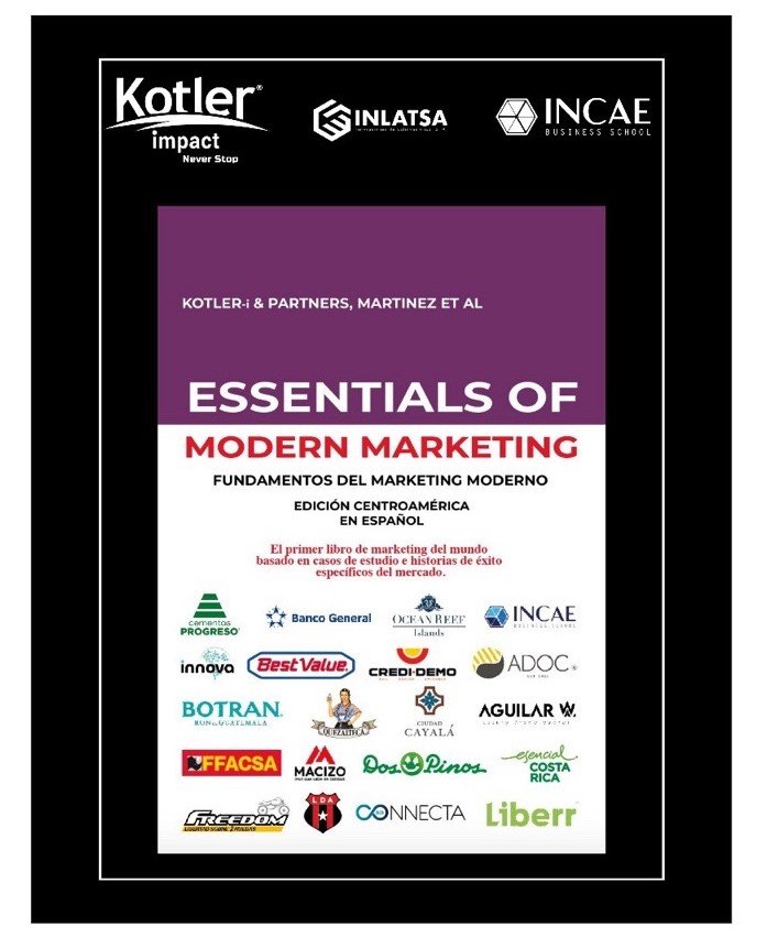 “Essential Costa Rica” se destaca como un tema exitoso en el libro “Essentials of Modern Marketing” de Philip Kotler.