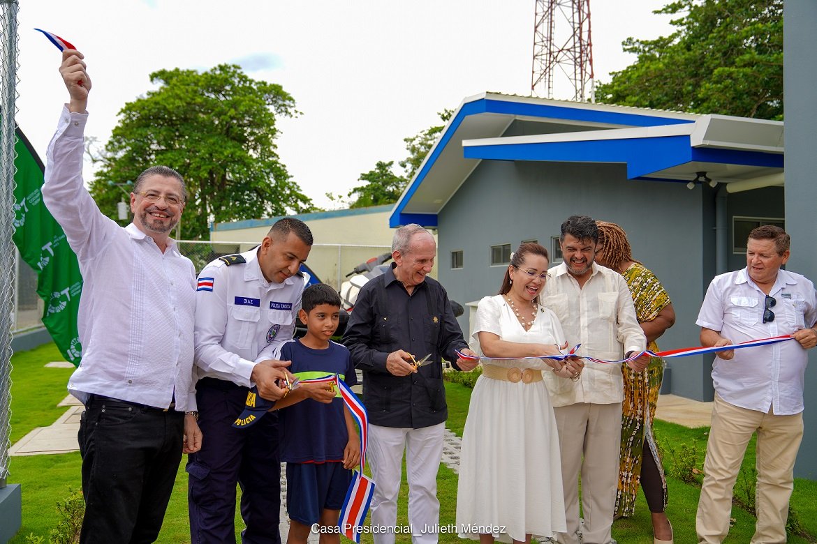 Cahuita celebra la apertura de su nueva delegación de policía turística, con una inversión de ¢347 millones.
