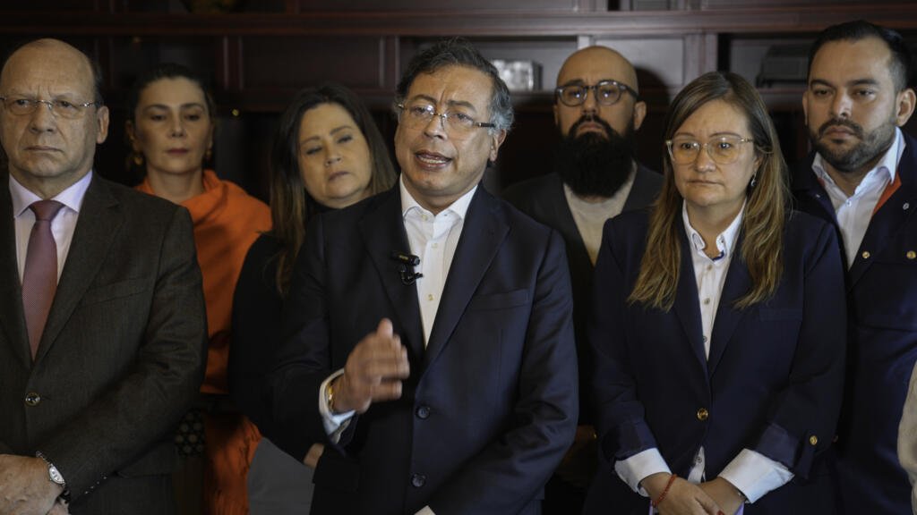 Petro convoca movilizaciones en Colombia tras el rechazo de su consulta popular por parte del Senado.