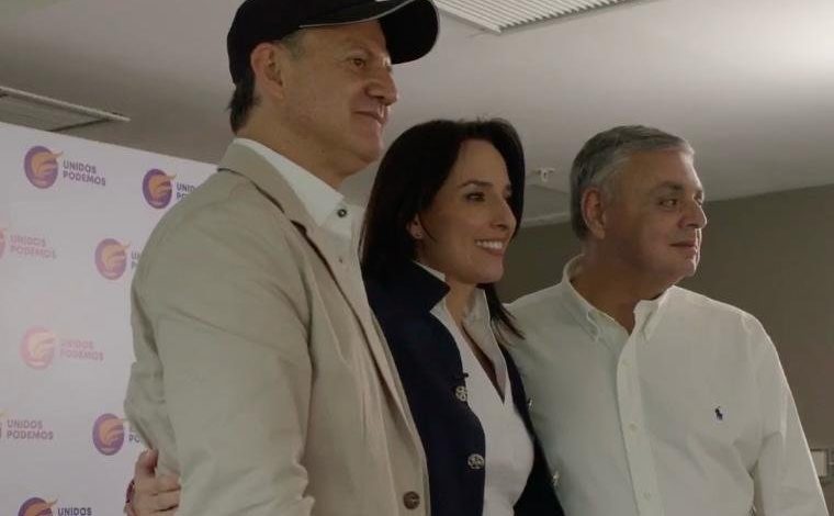 Rewrite:Diego Vargas y Jorge Ocampo acompañarán a Natalia Díaz en la fórmula presidencial