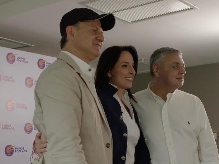 Rewrite:Diego Vargas y Jorge Ocampo acompañarán a Natalia Díaz en la fórmula presidencial