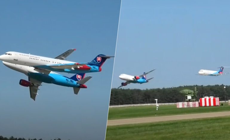 No son combatientes, son niveles del gobierno eslovaco. El día en que un Airbus A319 y un Fokker 100 robaron el espectáculo
– La nación