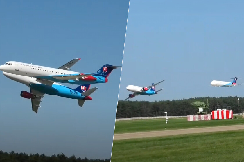 No son combatientes, son niveles del gobierno eslovaco. El día en que un Airbus A319 y un Fokker 100 robaron el espectáculo

 – La nación