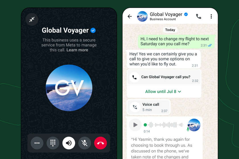 WhatsApp permite que las empresas las llamen directamente. La pregunta es si será otro nido de spam

 – La nación