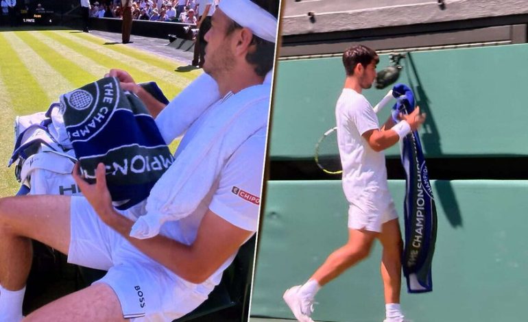 Son los jugadores que roban sus icónicas toallas. Y con indignación
– La nación