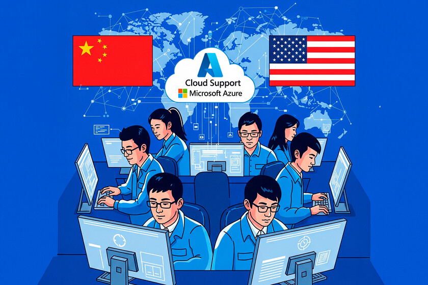 Parte del apoyo de Azure fue en China

 – La nación
