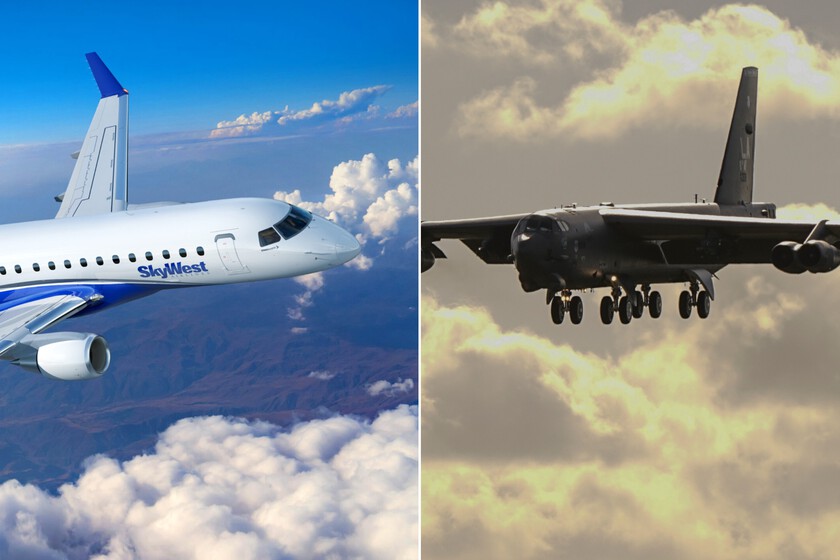 Miles de personas registraron un B-52 en una feria. Poco después, un vuelo comercial tuvo que maniobrar para evitarlo

 – La nación