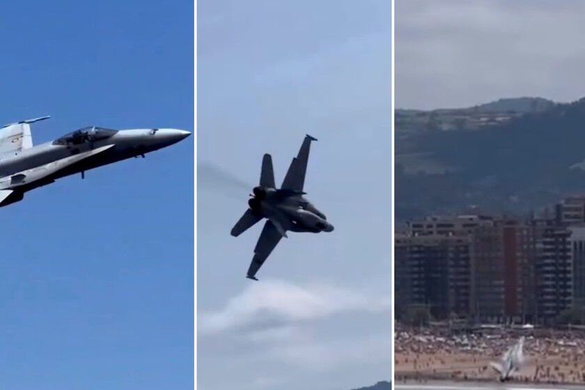 El repentino giro de este F -18 de la Fuerza Aérea dejó a Gijón sin palabras. Ahora sabemos exactamente por qué sucedió

 – La nación