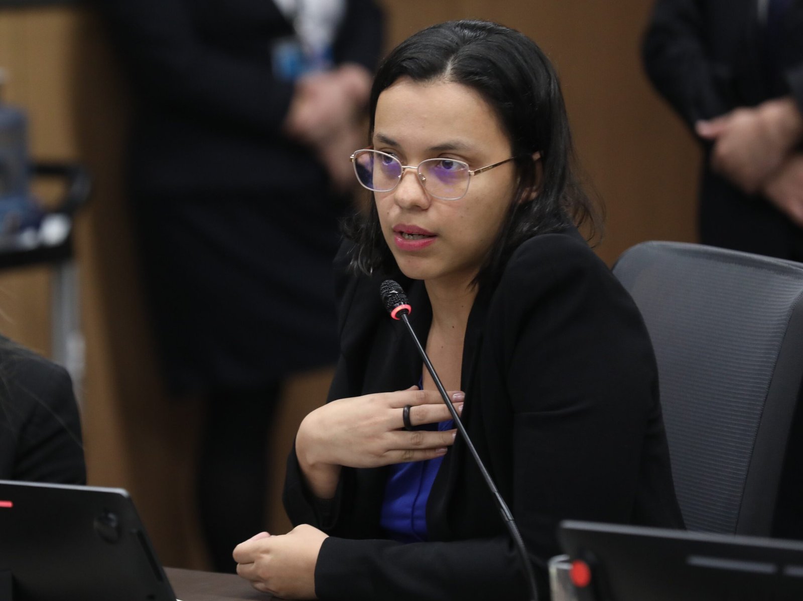 Guillén condena que la presidencia usa su imagen embarazada para desacreditarla

 – La nación
