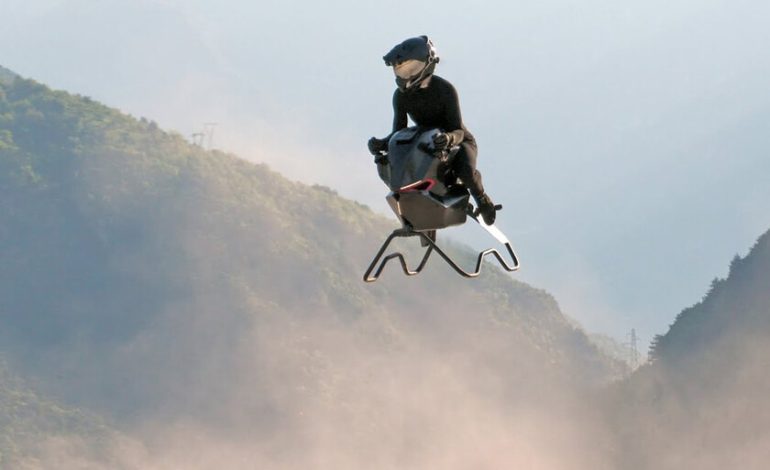 Esta motocicleta voladora, que parece ser eliminada de “Star Wars”, ya alcanza 200 km/h. El “puede” ir a las citas
– La nación