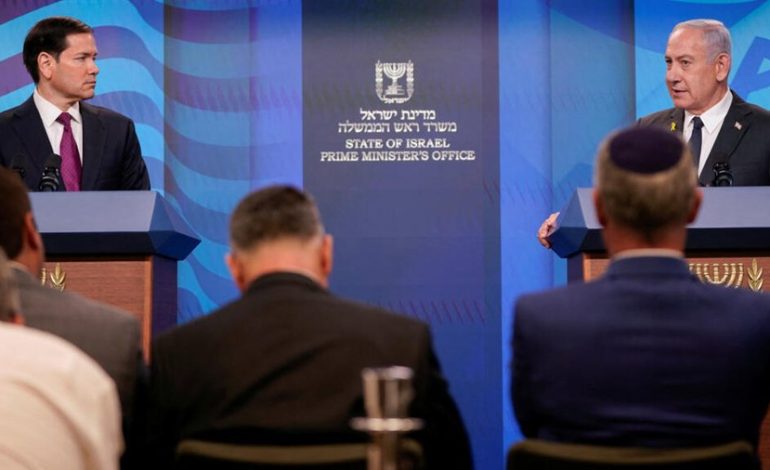 Rubio confirma el “apoyo inquebrantable” de los Estados Unidos a Israel y exige el desarme de Hamas
– La nación