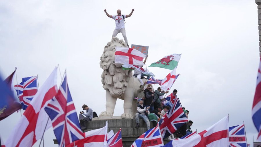 Mass -Protests contra la migración impulsada por el Shake London de extrema derecha

 – La nación