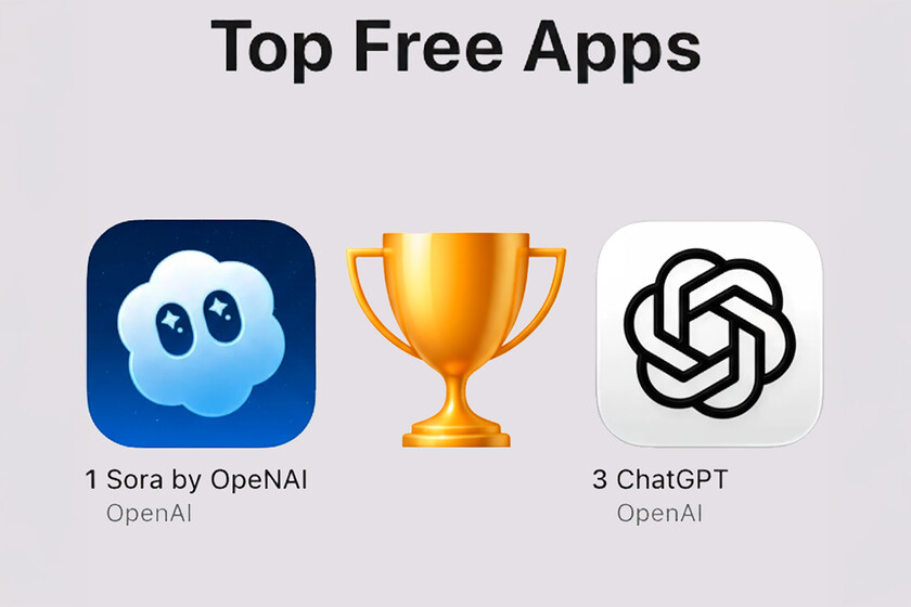 Operai domina no solo en IA. Ahora la App Store en los EE. UU. Con Sora y Chatgpt también es “comer”

 – La nación