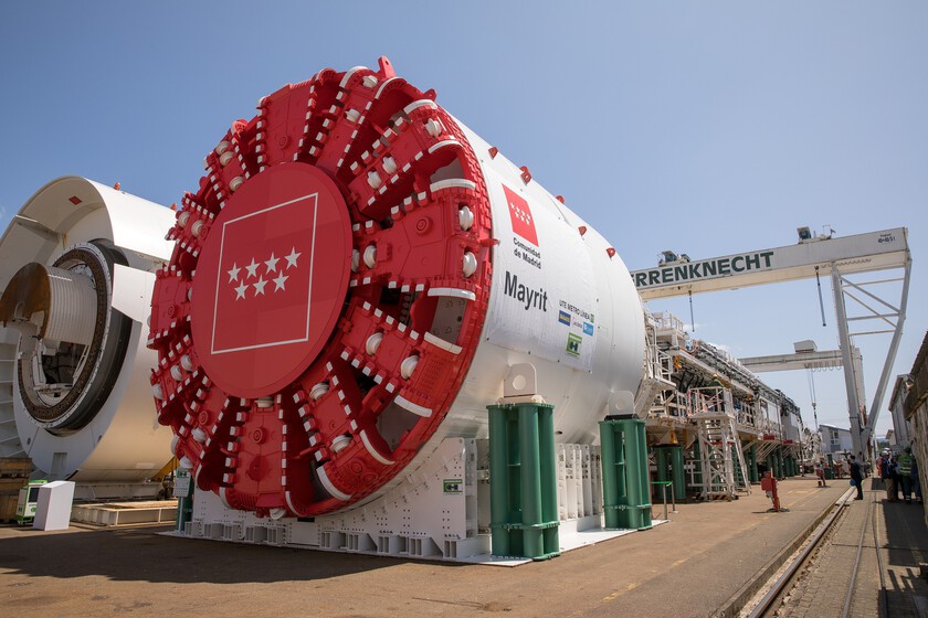 Una tuneladora de 1.500 toneladas ya está de camino a Madrid para perforar la nueva línea 11

 – La nación