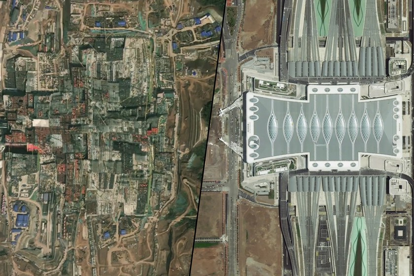 En 2018, era una zona rural en las afueras de Chongqing. En 2025 será la estación de tren más grande del mundo
 – La nación