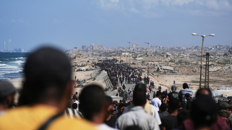 Tras el alto el fuego en Gaza, miles de palestinos regresan a sus hogares

 – La nación