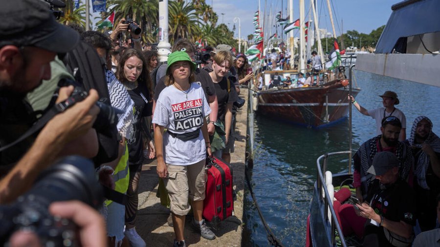 Israel deportará a Europa a los activistas de la intersección de la flotilla, incluida Greta Thunberg

 – La nación