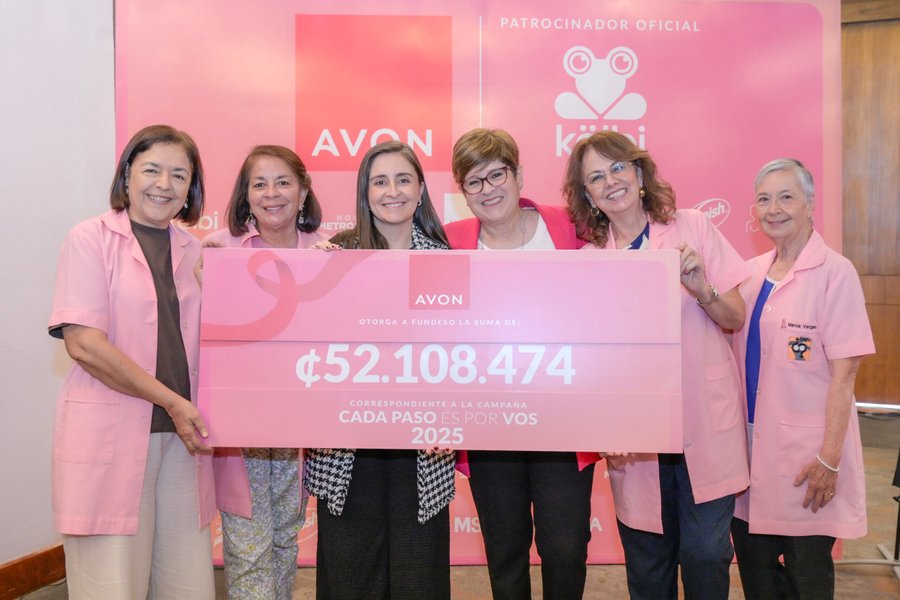 AVON dona más de ¢52 millones para combatir el cáncer de mama en Costa Rica

 – La nacion