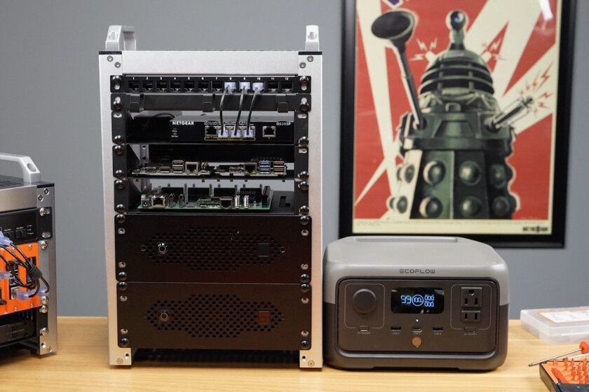 Tener un rack de servidores

 – La nación