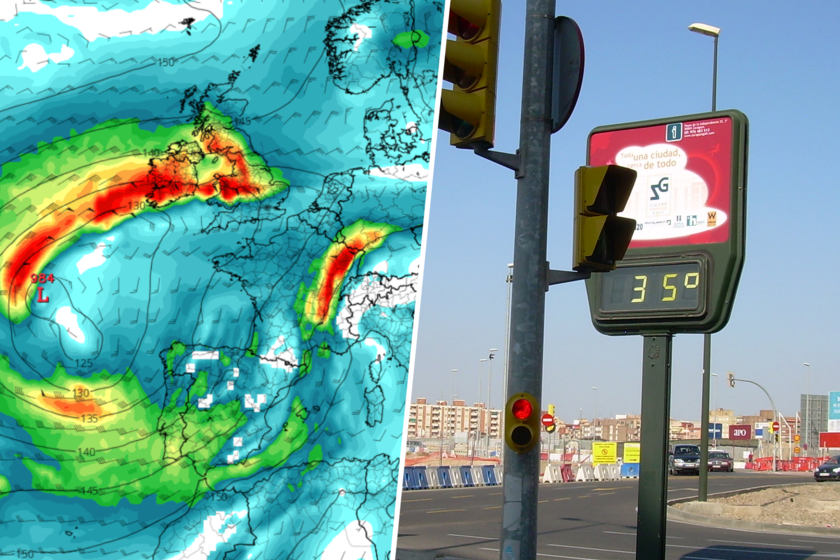 Tenemos una tormenta estacionaria y violenta a las puertas de España. Y eso será 30°C en noviembre

 – La nación