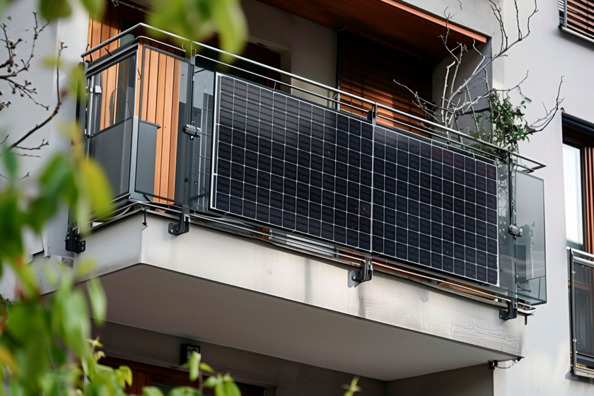 la paradoja luminosa de un panel vertical en el balcón

 – La nación