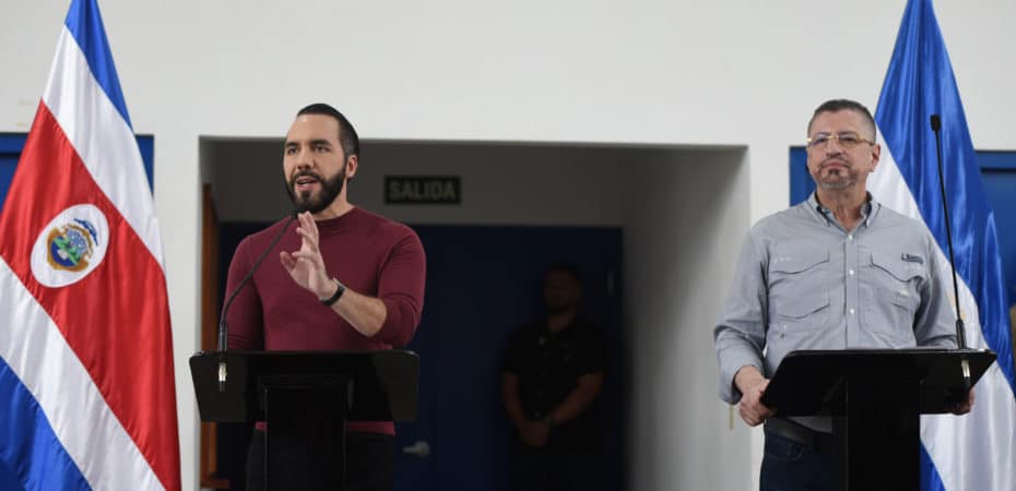 Chaves visitará a Bukele y firmará un memorando la próxima semana en El Salvador

 – La nación