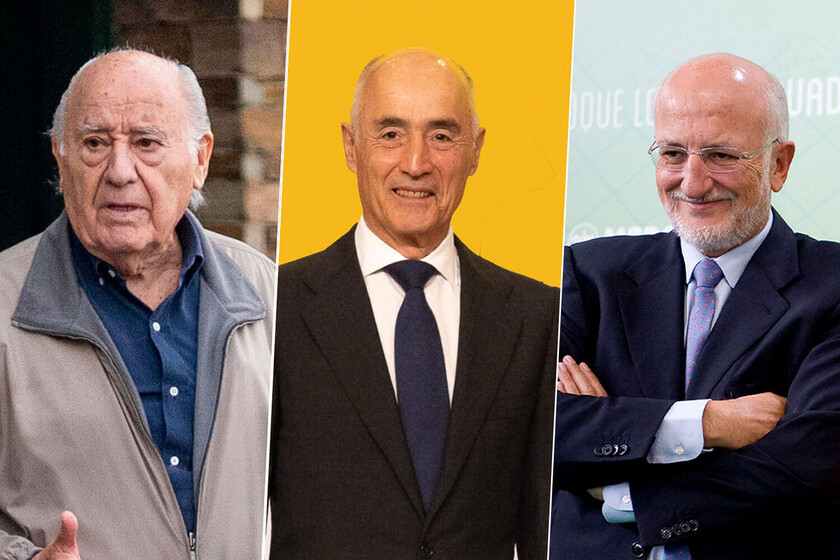 los de Amancio Ortega, Rafael del Pino y Juan Roig

 – La nación